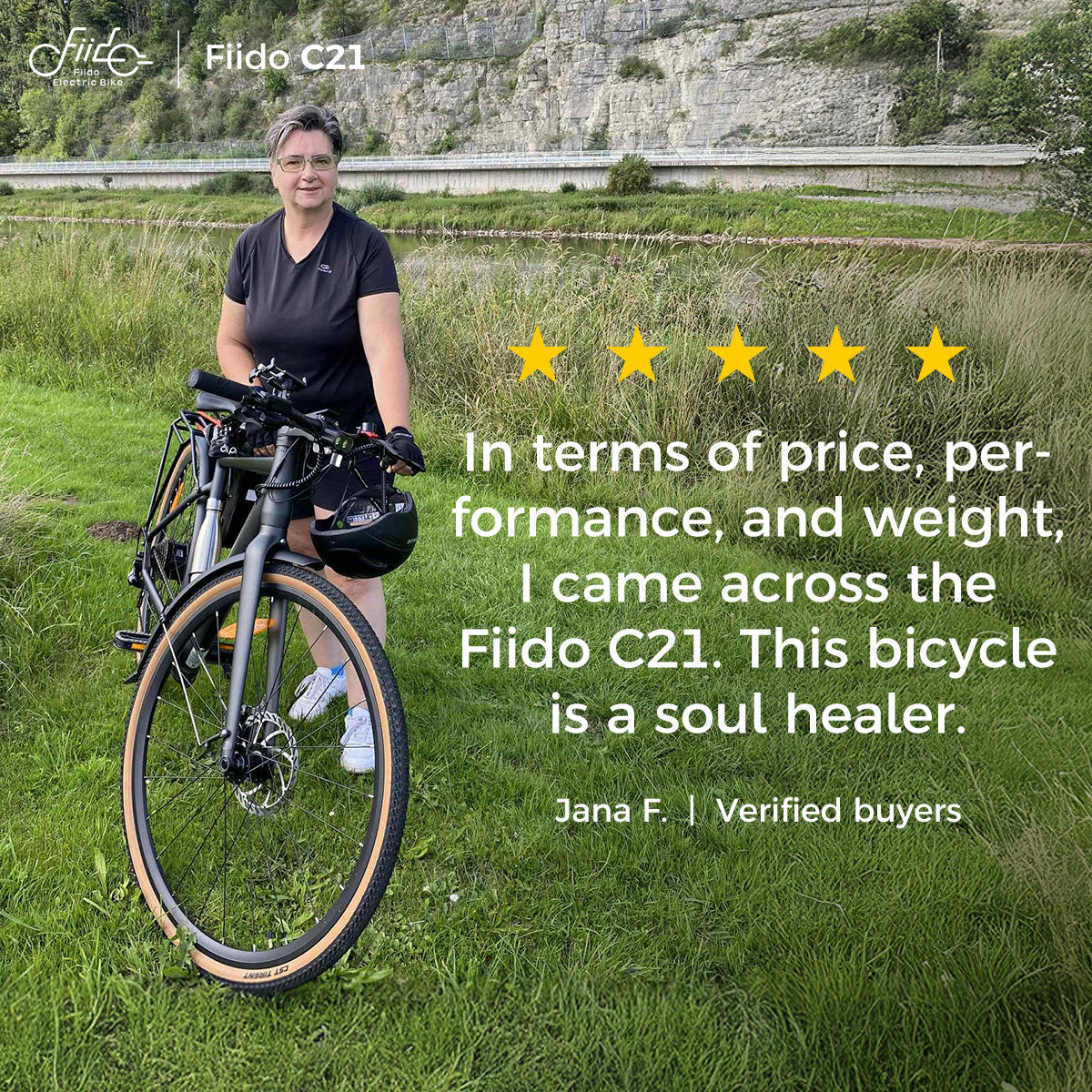 Fiido C21 E-Gravel & Stads-E-Bike