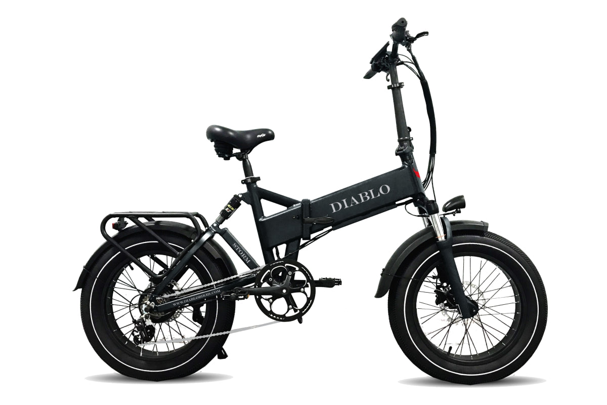Diablo Storm - Fatbike - Electrische vouwfiets - Dark Blue