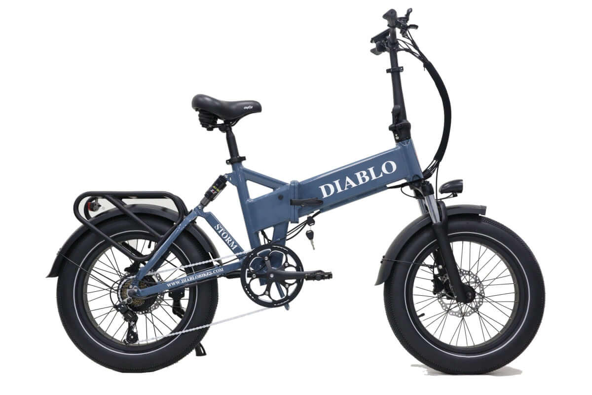 Diablo Storm - Fatbike - Electrische vouwfiets - Fashion Grey