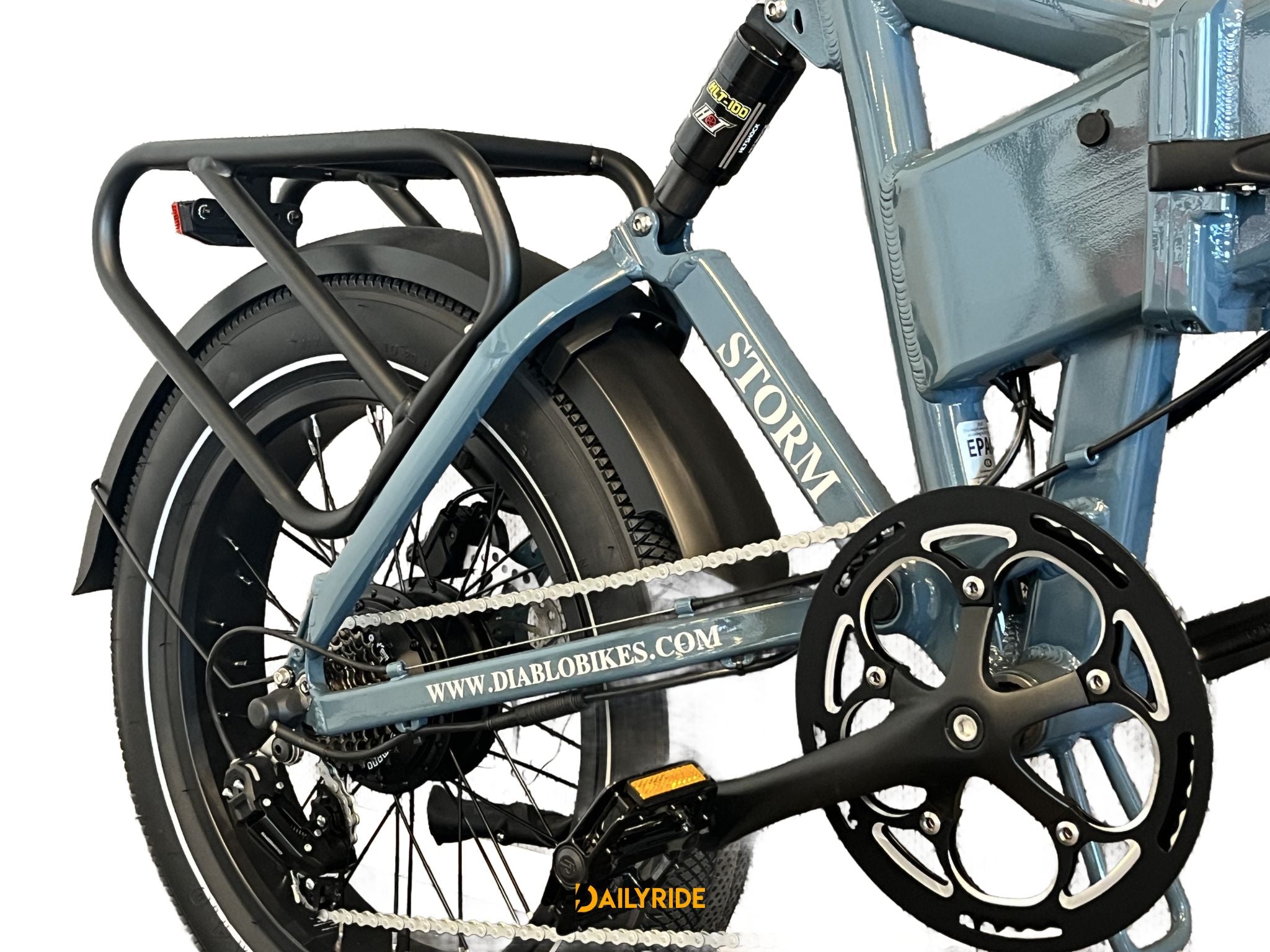 Diablo Storm - Fatbike - Electrische vouwfiets - Dark Blue