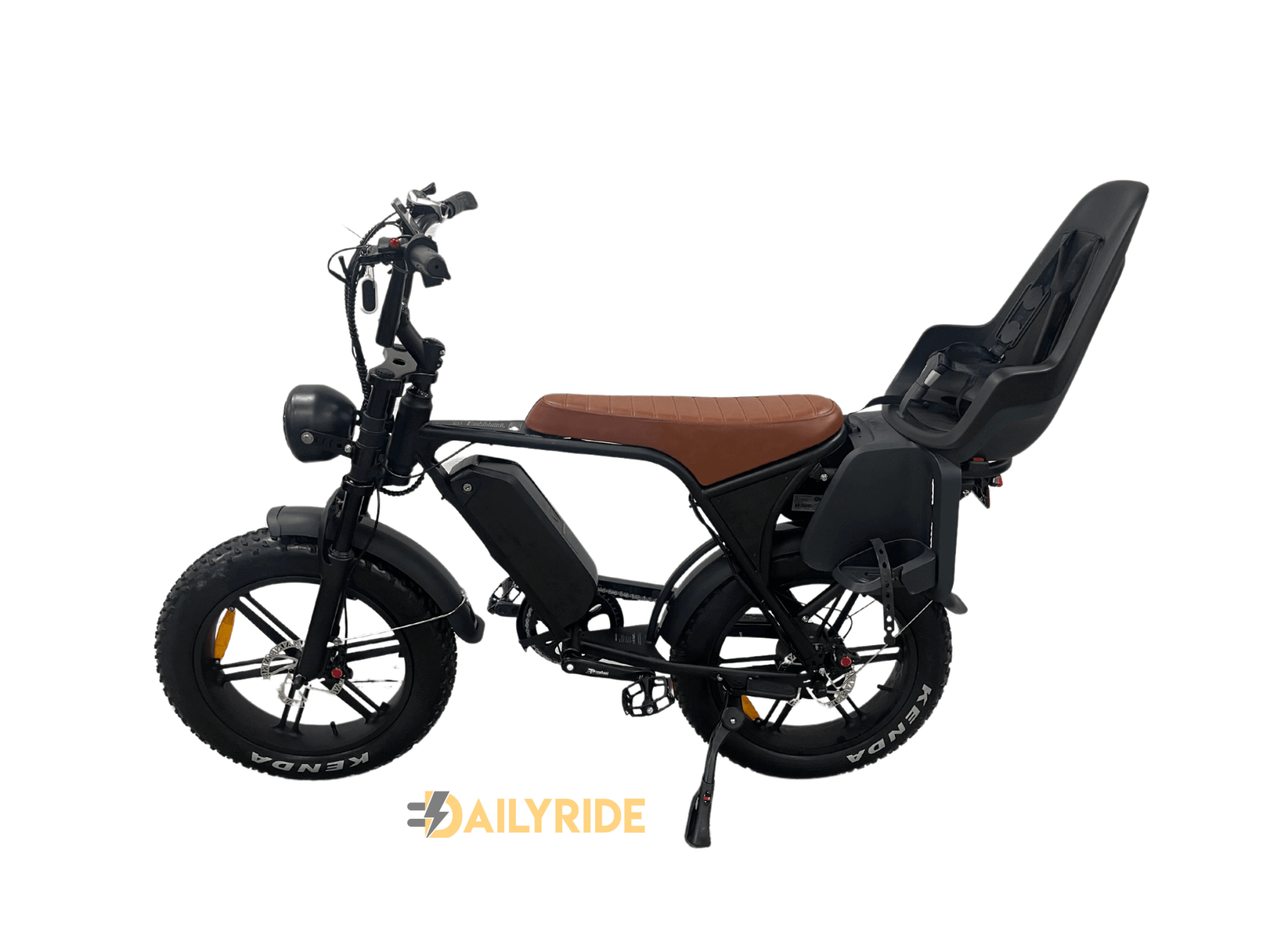 Ouxi V8 3.0 2024 Model - Hydraulische Remmen - Max 25 km/h - Bruin- Family bike - 1 tot 6 jaar