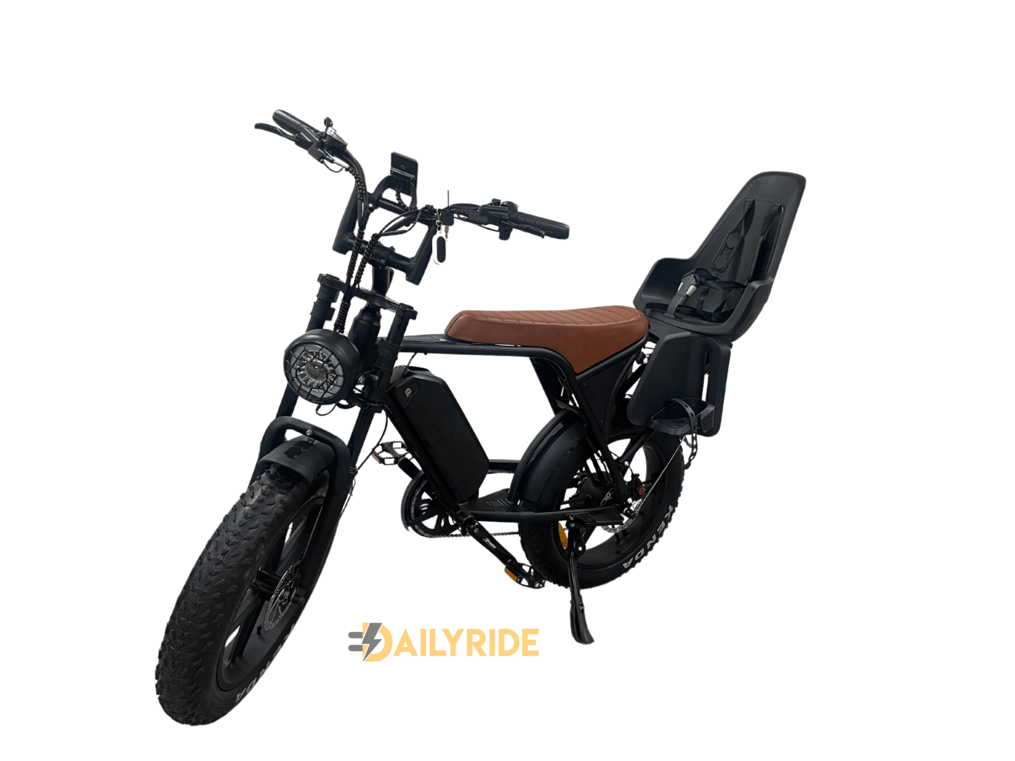Ouxi V8 3.0 2024 Model - Hydraulische Remmen - Max 25 km/h - Bruin- Family bike - 1 tot 6 jaar