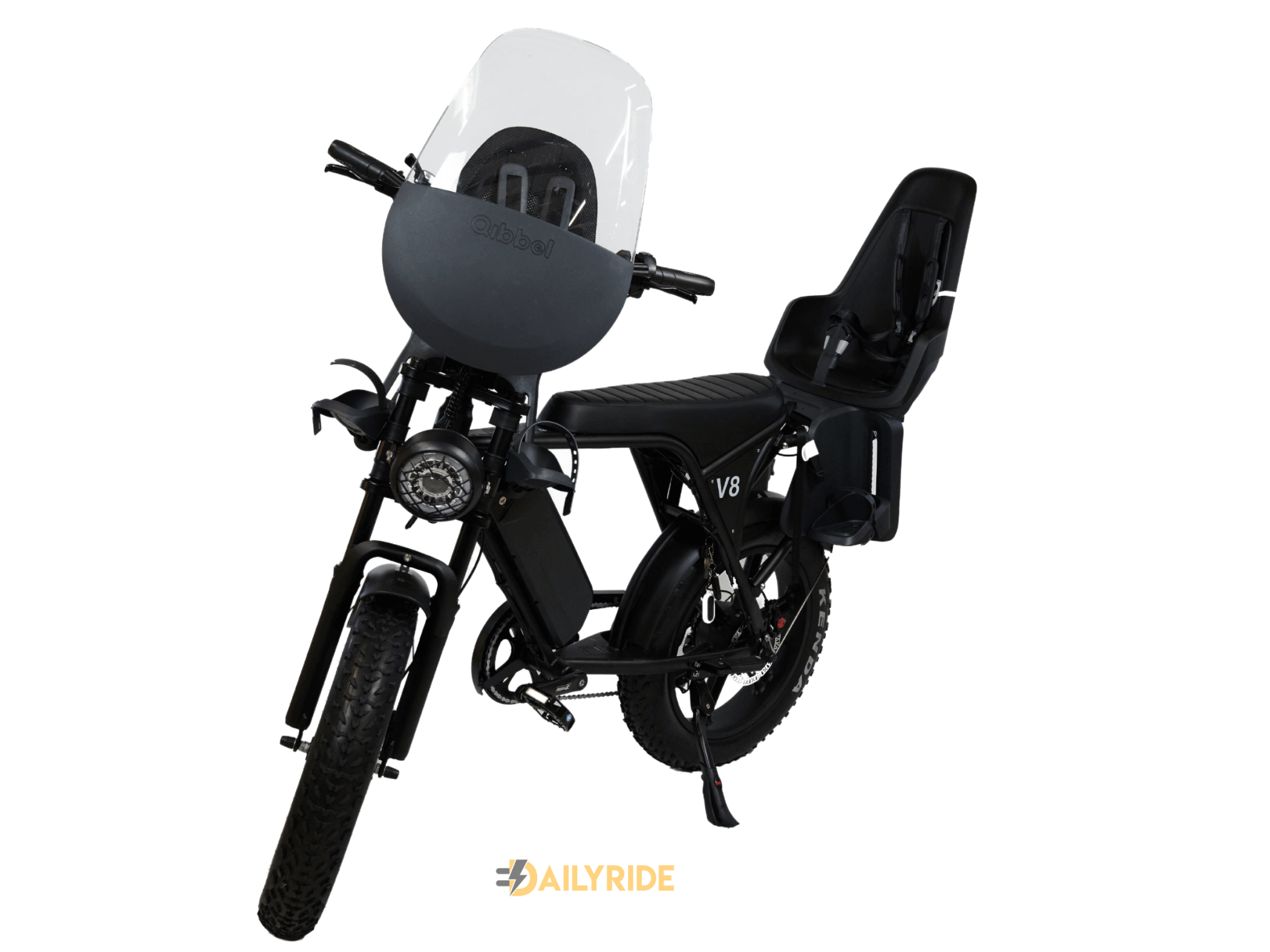 Ouxi V8 Family bike - Hydraulische Remmen - Max 25 km/h - Zwart