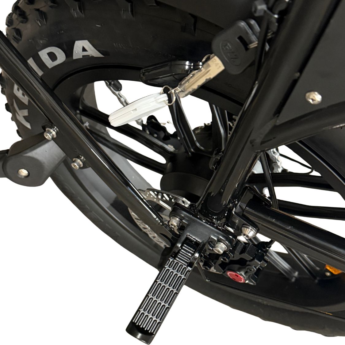 Ouxi C80 - Fatbike - Hydraulische Remmen - Shiny Black