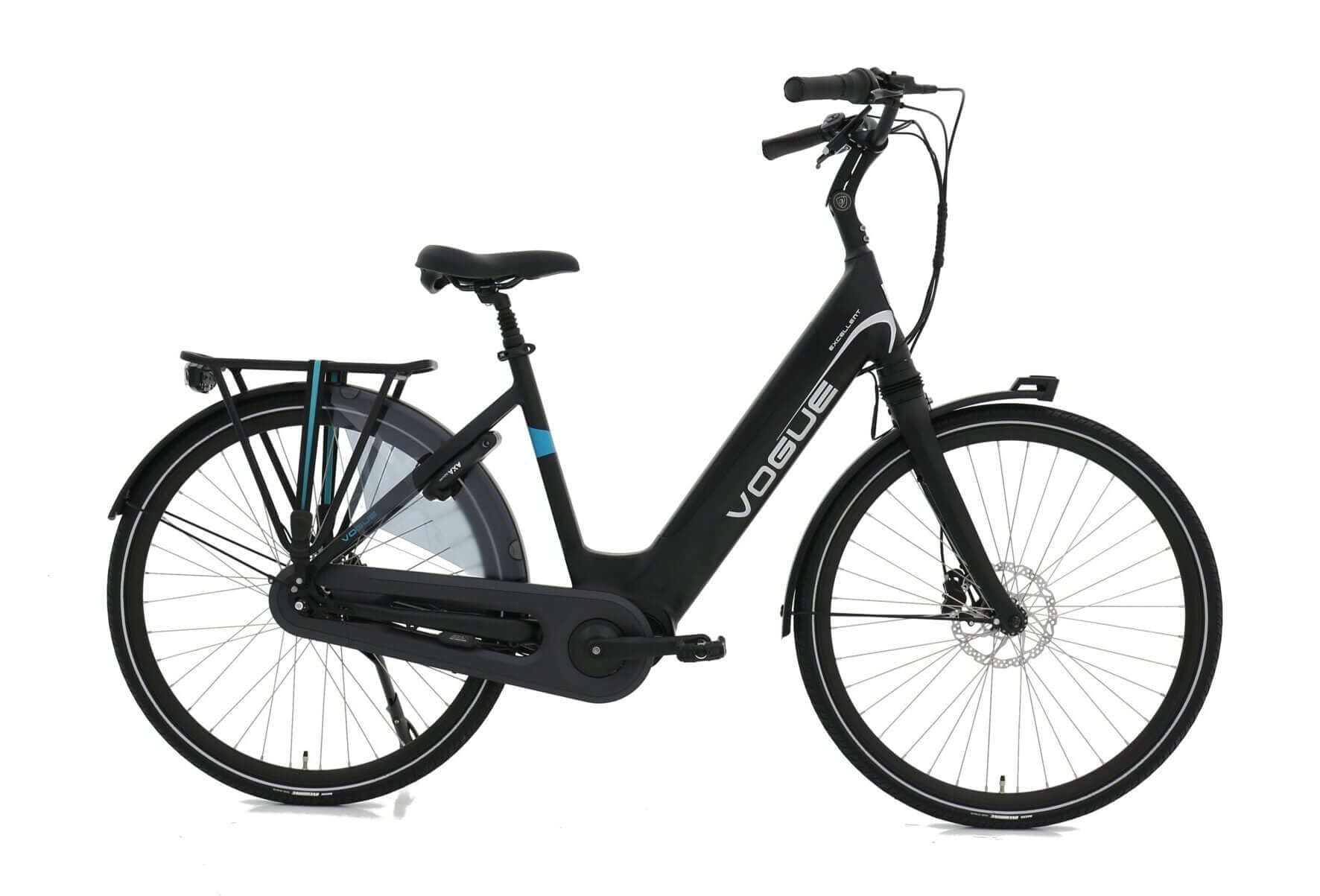 Vogue Excellent 8SP Electrische fiets - E-bike - Bafang Middenmotor - Mat zwart-grijs