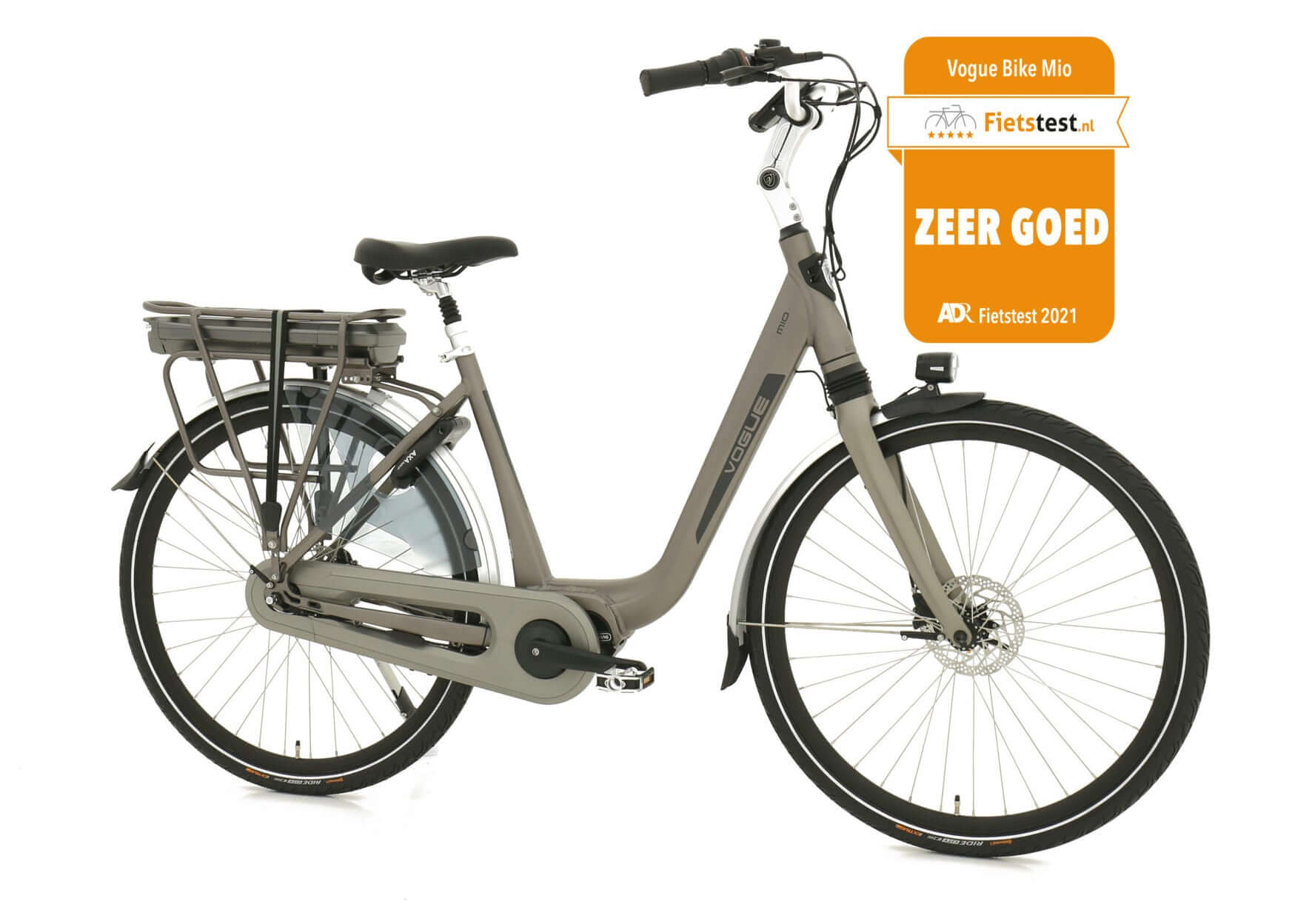 Vogue MIO Electrische fiets - E-bike - Midden motor - Mat zwart