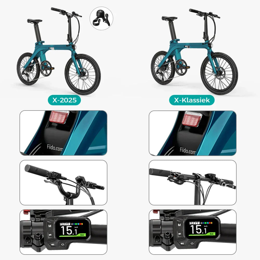 Fiido X Elektrische Vouwfiets Met Koppelingsensor
